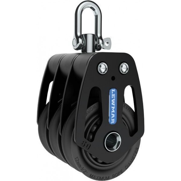 HTX Poulie triple - 50 mm - N°1 - comptoirnautique.com