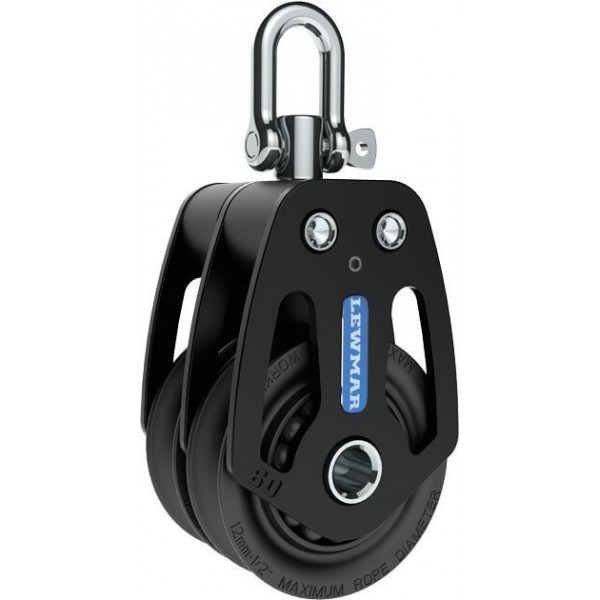 HTX Poulie double - 60 mm - N°1 - comptoirnautique.com