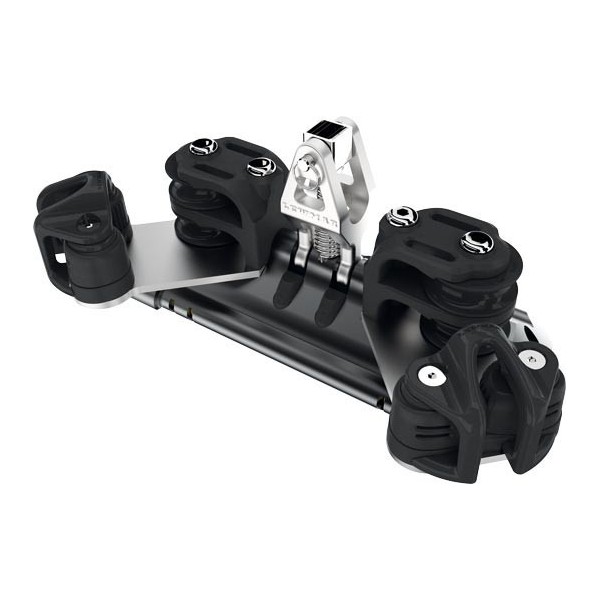 Torlon NTR ball bearing high-speed gear carriage with cardan shaft, double sheaves & cleat - T2 - N°1 - comptoirnautique.com