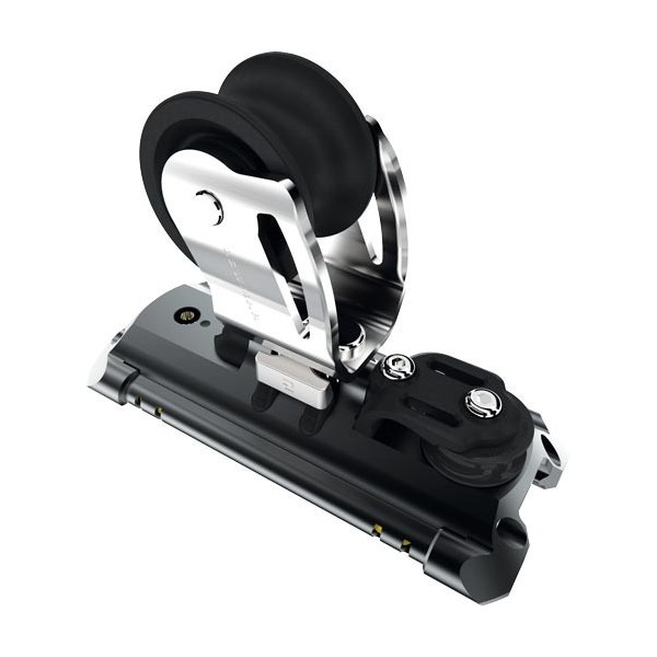 NTR genoa traveller with Torlon balls and 1 control sheave - T2 - N°1 - comptoirnautique.com