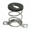 Base de cardan com mola para polia sincronizada de 60 mm