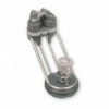 Turret with cleat for 60/80 mm pulley - N°1 - comptoirnautique.com