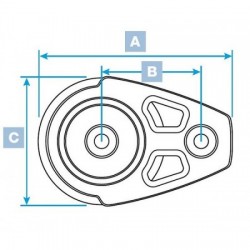 Synchro flat-deck pulley...