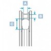 Bozzello per drizze Racing HR - 60 mm - N°2 - comptoirnautique.com