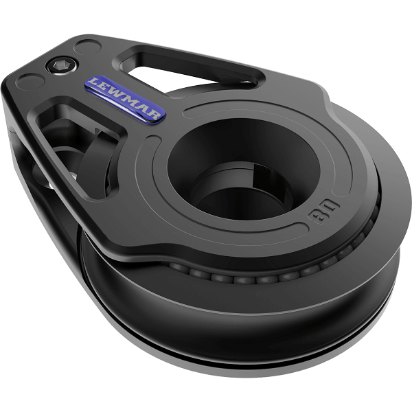 Carrucola piatta Racing HR-a ponte singolo - 80 mm - N°1 - comptoirnautique.com