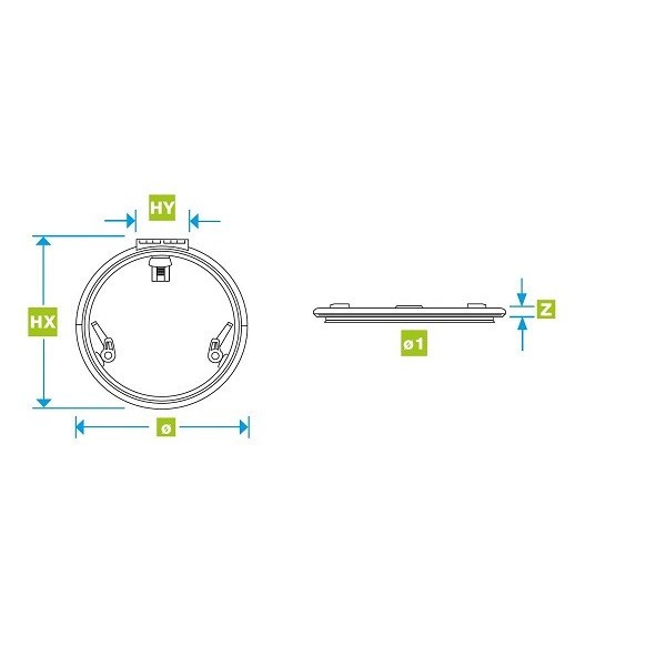 Low Profile D-Deck Panel T64 - grau - N°2 - comptoirnautique.com