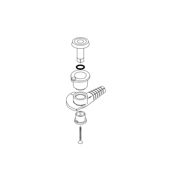 Left-hand replacement handle kit - N°1 - comptoirnautique.com