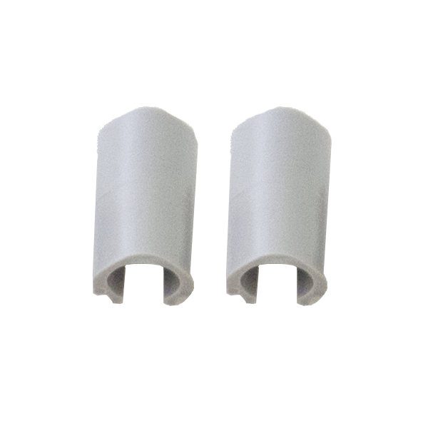 Caches plastiques pour charnières Low Profile x10 - blanc - N°1 - comptoirnautique.com