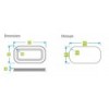 T0 ojo de buey fijo de acero inoxidable - N°2 - comptoirnautique.com