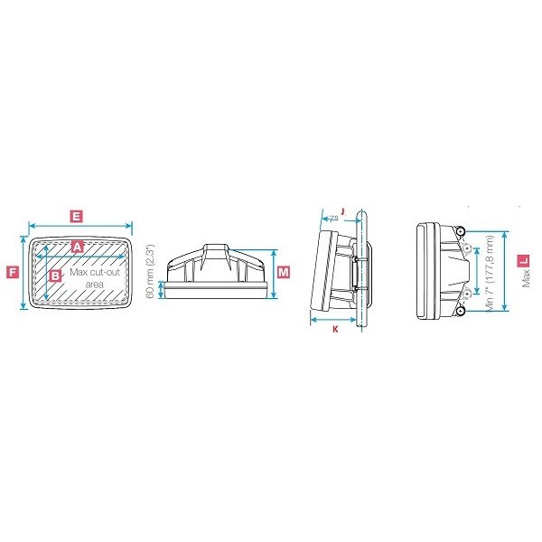 Console de barre - 4 x instruments standards - N°2 - comptoirnautique.com