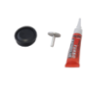 Kit de botões de êmbolo de borracha