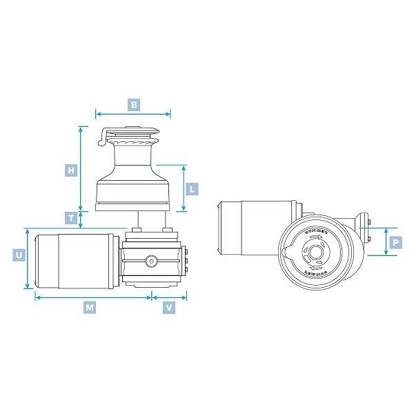 Kit di elettrificazione per argani Ocean - 40 ST - N°3 - comptoirnautique.com