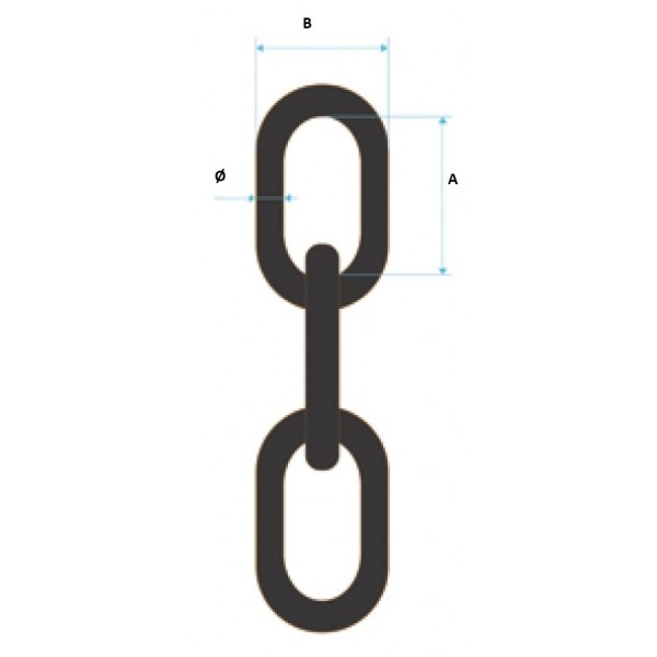 Catena zincata Ø 12 mm - ISO - N°2 - comptoirnautique.com