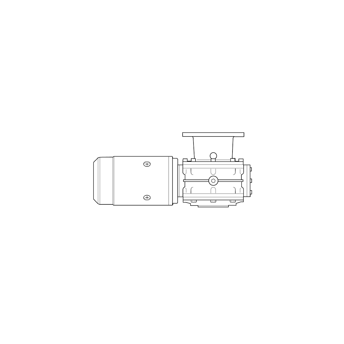 V9 geared motor - 400V - 4000W alternating current