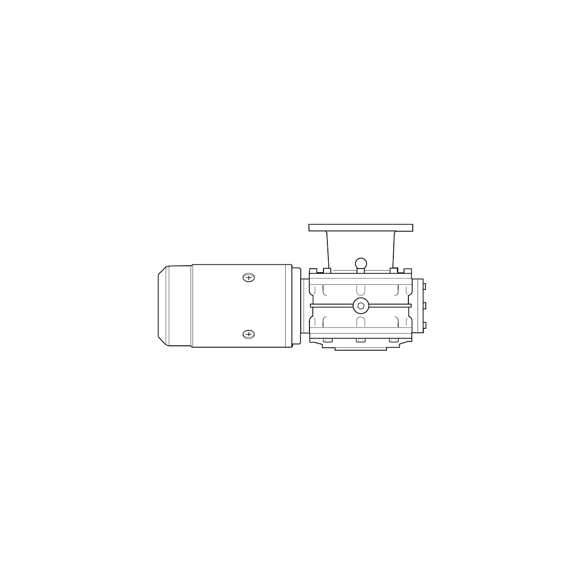 Motoréducteur V9 - 400V - 4000W courant alternatif