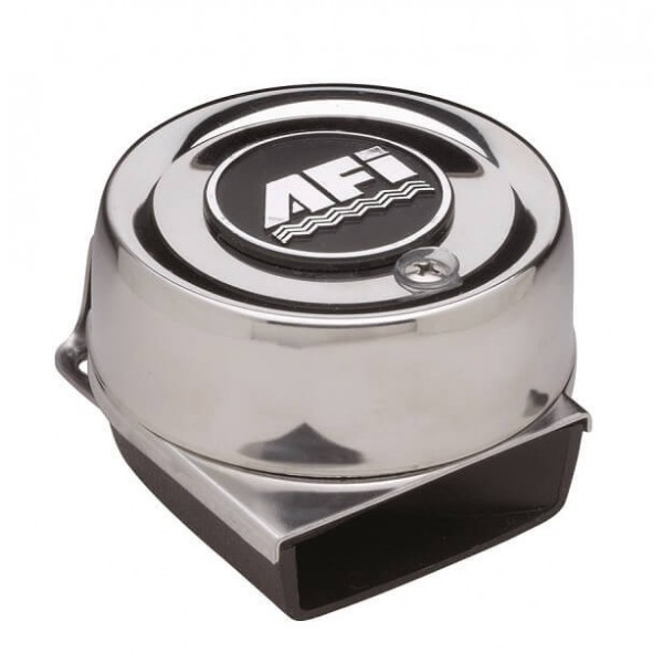 Single compact electric horn - 12V - stainless steel - N°1 - comptoirnautique.com 