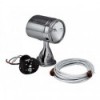 Projecteur de pont 5'' motorisé 12V - inox - N°1 - comptoirnautique.com