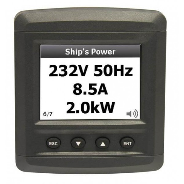 Controlador digital CA-ACSM 2 com transdutor e 2 transformadores de corrente - N°1 - comptoirnautique.com
