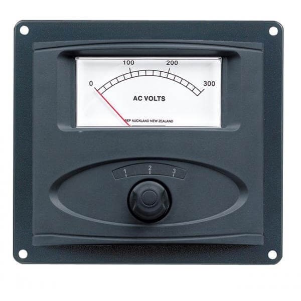 Analog AC voltmeter 0-300V - N°1 - comptoirnautique.com