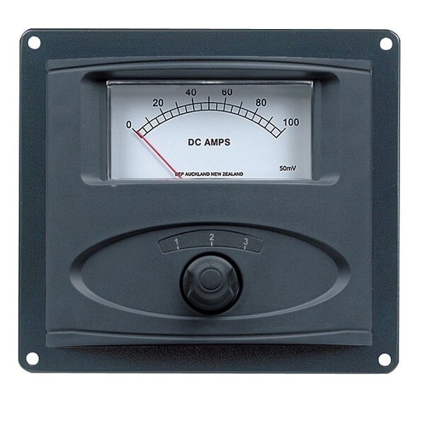 Amperometro analogico CC 0-100A - N°1 - comptoirnautique.com