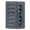 Pannello di comando Contour 6 interruttori 20A IP56