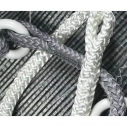 Trança oca 8 mm - branco...