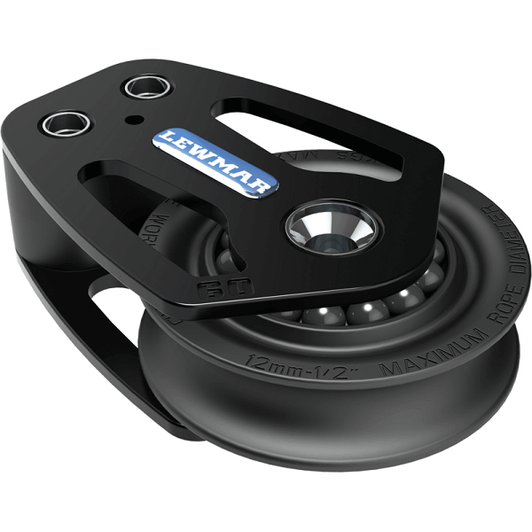 HTX Poulie plat-pont simple - 60 mm - N°1 - comptoirnautique.com