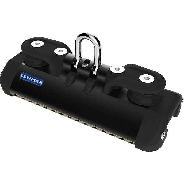 HTX Torlon ball bearing cart with shackle and pair of control sheaves - T2 - N°1 - comptoirnautique.com