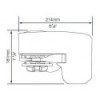 dimensions guindeau pro-sport 550 6-7 mm lewmar de côté - N°6 - comptoirnautique.com