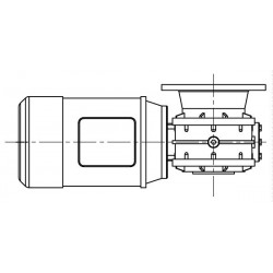 Geared motor for C6 24V
