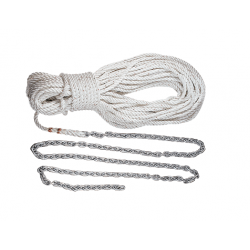 Anchorless mooring line for...