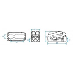 DC1 single clamp 8-10 mm