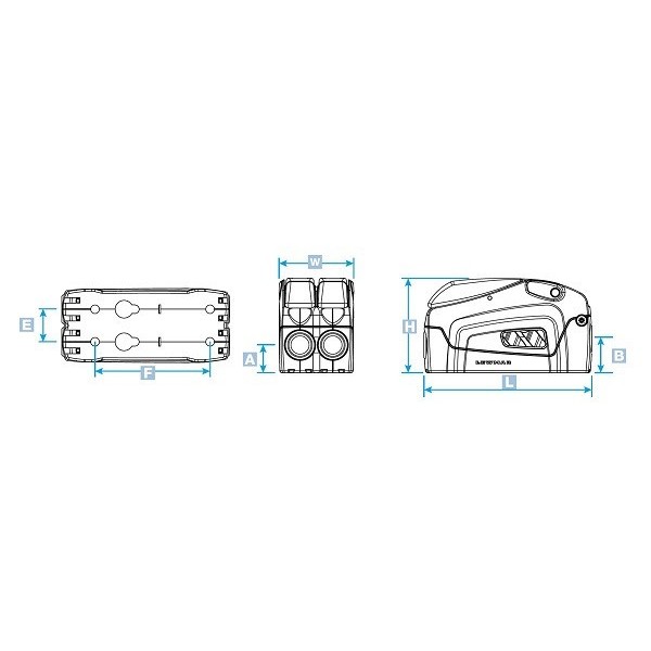 Blocker DC1 doppelt 8-10 mm - N°2 - comptoirnautique.com