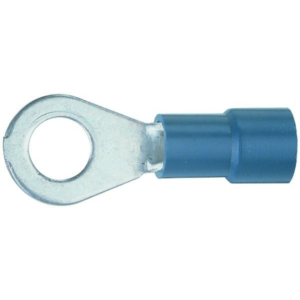 Cosse à oeil Ø 1.5 - 2.5 mm² - Ø8 mm - bleue - N°1 - comptoirnautique.com 