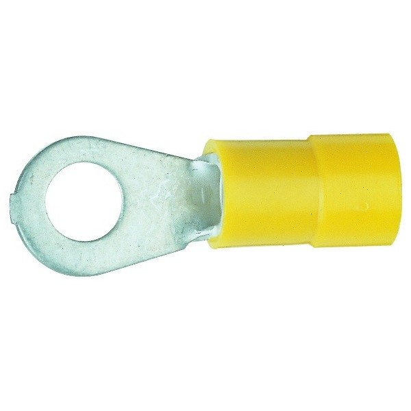 Eye terminal Ø 4 - 6 mm² - Ø4 mm - yellow - N°1 - comptoirnautique.com