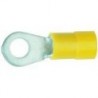 Eye terminal Ø 4 - 6 mm² - Ø6 mm - yellow