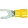 Fork terminal Ø 4 - 6 mm² - Ø10 mm - yellow