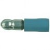 Round male plug Ø 1.5 - 2.5 mm² - Ø 4 mm - blue