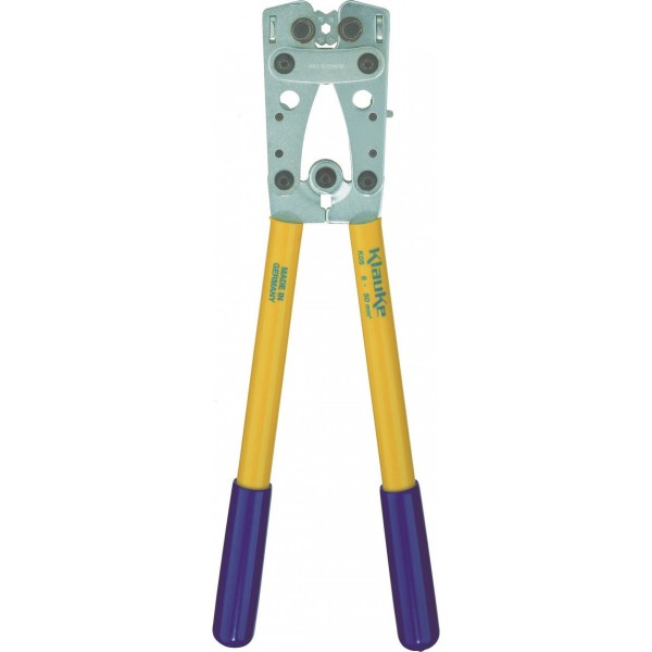 Crimping pliers for 6-120mm² copper lugs and sleeves with stop - N°1 - comptoirnautique.com