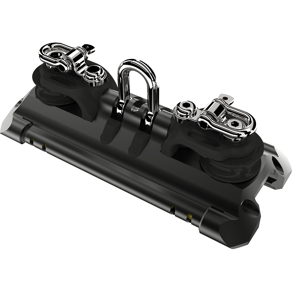 NTR carriage with Torlon balls, shackle, 2 control sheaves & ring - T1 - N°1 - comptoirnautique.com