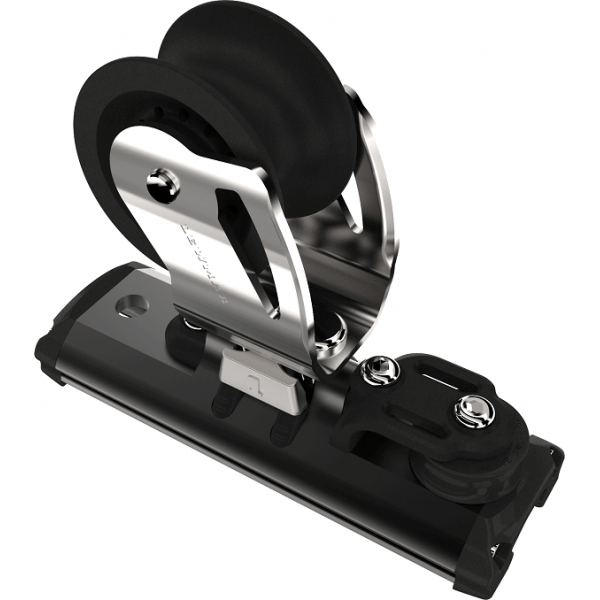 NTR sliding genoa traveller & 1 control sheave - T1 - N°1 - comptoirnautique.com