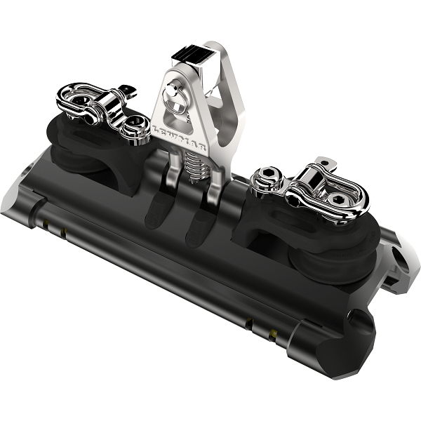 NTR Torlon ball bearing carriage with cardan shaft, 2 control sheaves & ring - T2 - N°1 - comptoirnautique.com