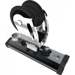 Sliding genoa cart with...