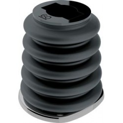 Rubber cardan base with...