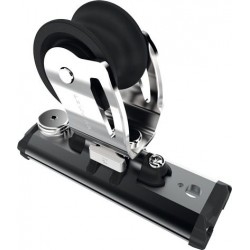 Sliding genoa cart with...