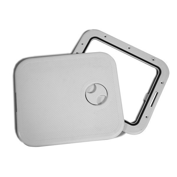 Trampilla de acceso industrial con puerta desmontable 316 x 360 mm - N°1 - comptoirnautique.com