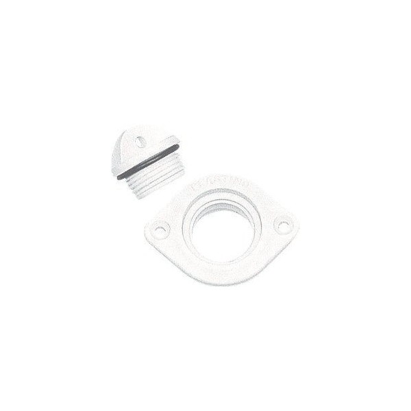 Nipple with oval plug and O-ring with 2 holes - 48 x 36 mm - N°1 - comptoirnautique.com 