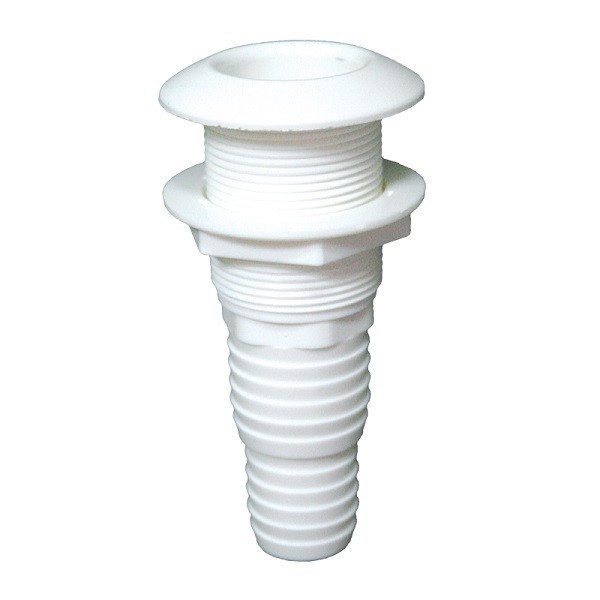 Geriffelte Rumpfdurchführung mit Standardflansch Ø48 mm, für Rohr Ø38 mm - N°1 - comptoirnautique.com