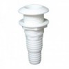 Geriffelte Rumpfdurchführung mit Standardflansch Ø48 mm, für Rohr Ø38 mm - N°1 - comptoirnautique.com