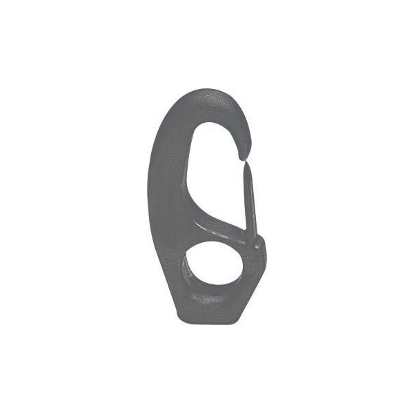 55 mm polyamide snap hook for Ø8 mm bungee cord - N°1 - comptoirnautique.com